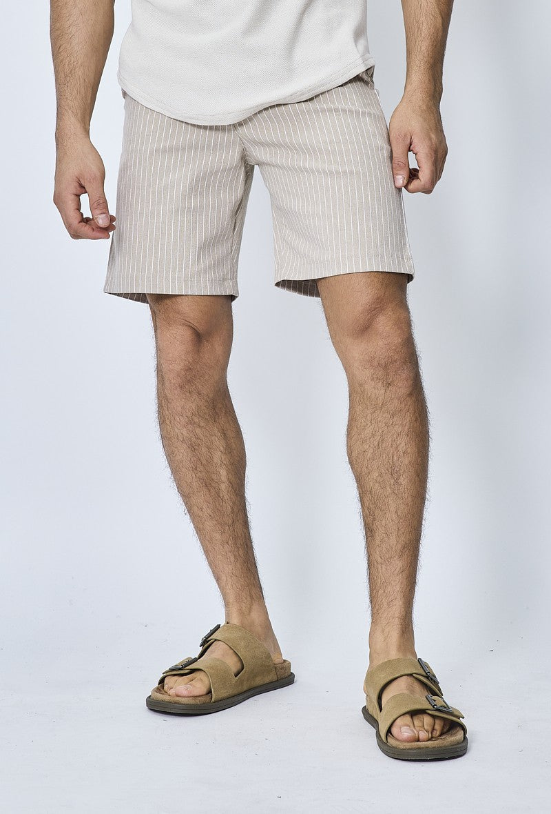 Checked chino shorts Frilivin