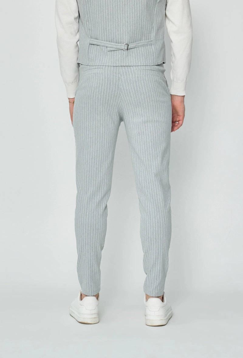 Checked dress pants