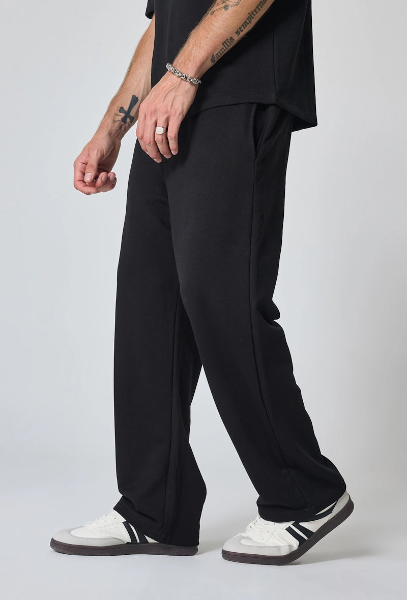 Pantalon jogging uni ample décontracté et confortable