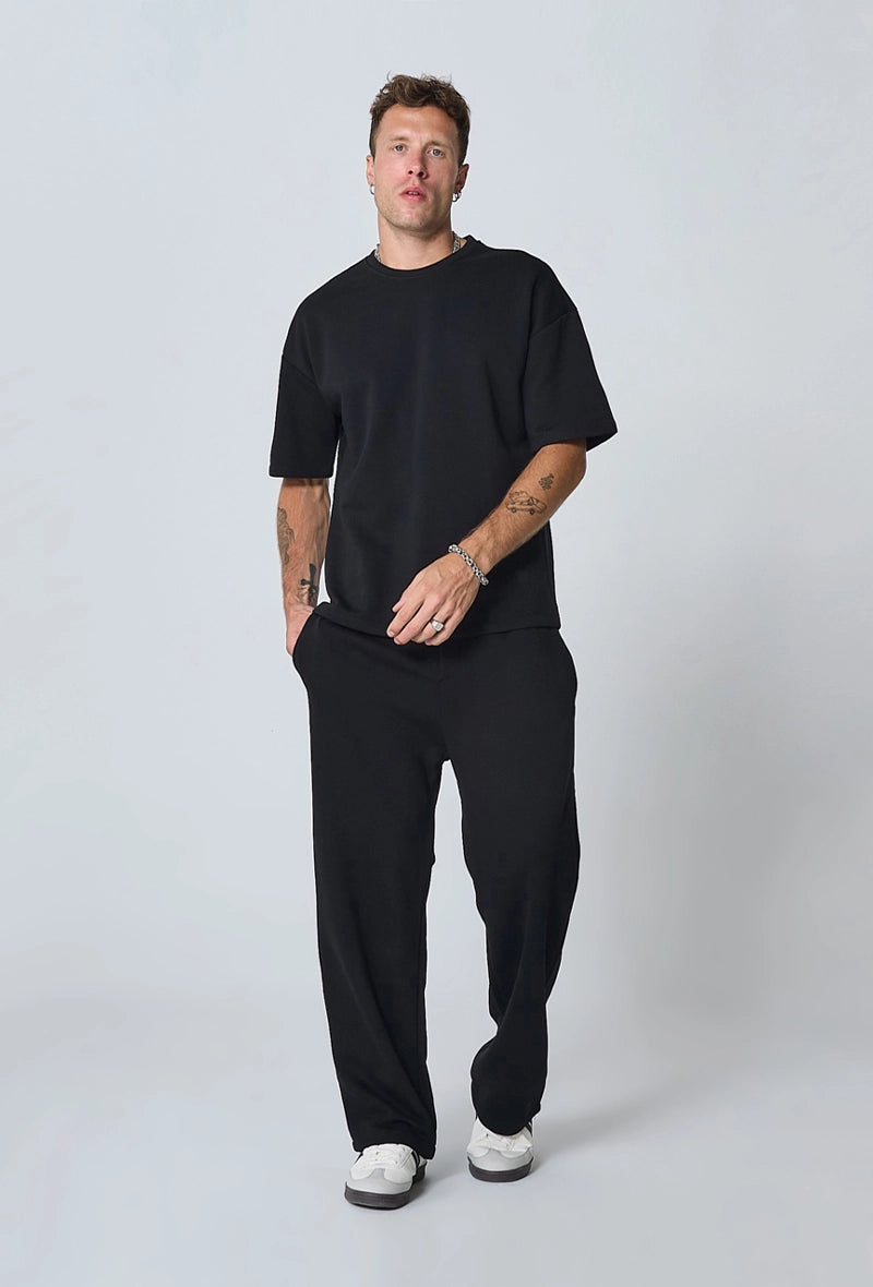 Pantalon jogging uni ample décontracté et confortable