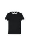 T-shirt cotelé style baseball - Frilivin