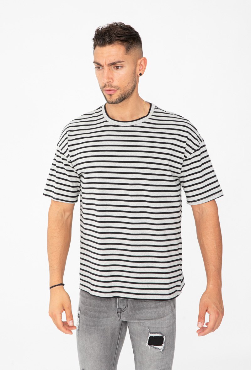 Oversized striped t clearance shirt