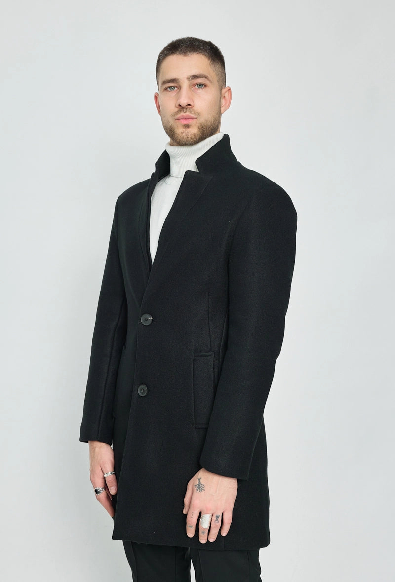 Manteau uni classique