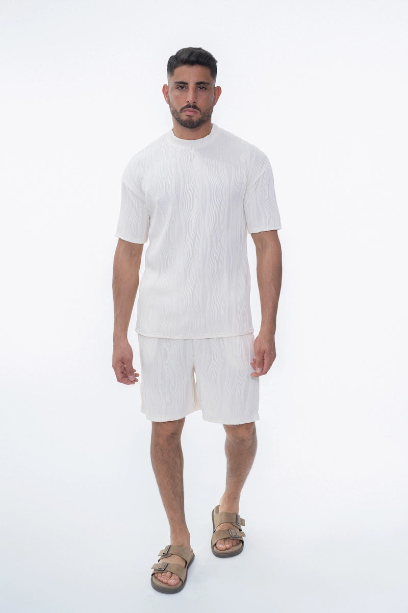 Plain shorts t-shirt set