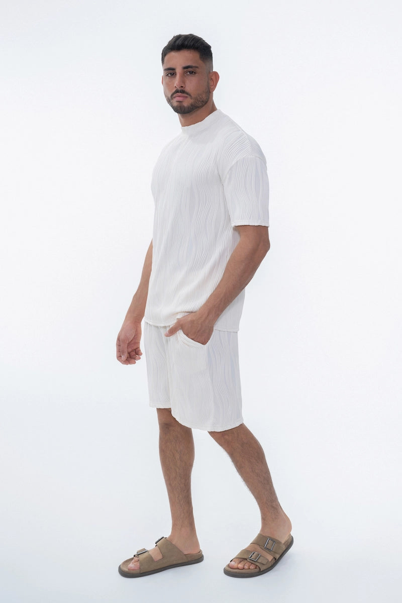 Plain shorts t-shirt set