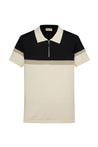 T-shirt polo zippé maille - Frilivin