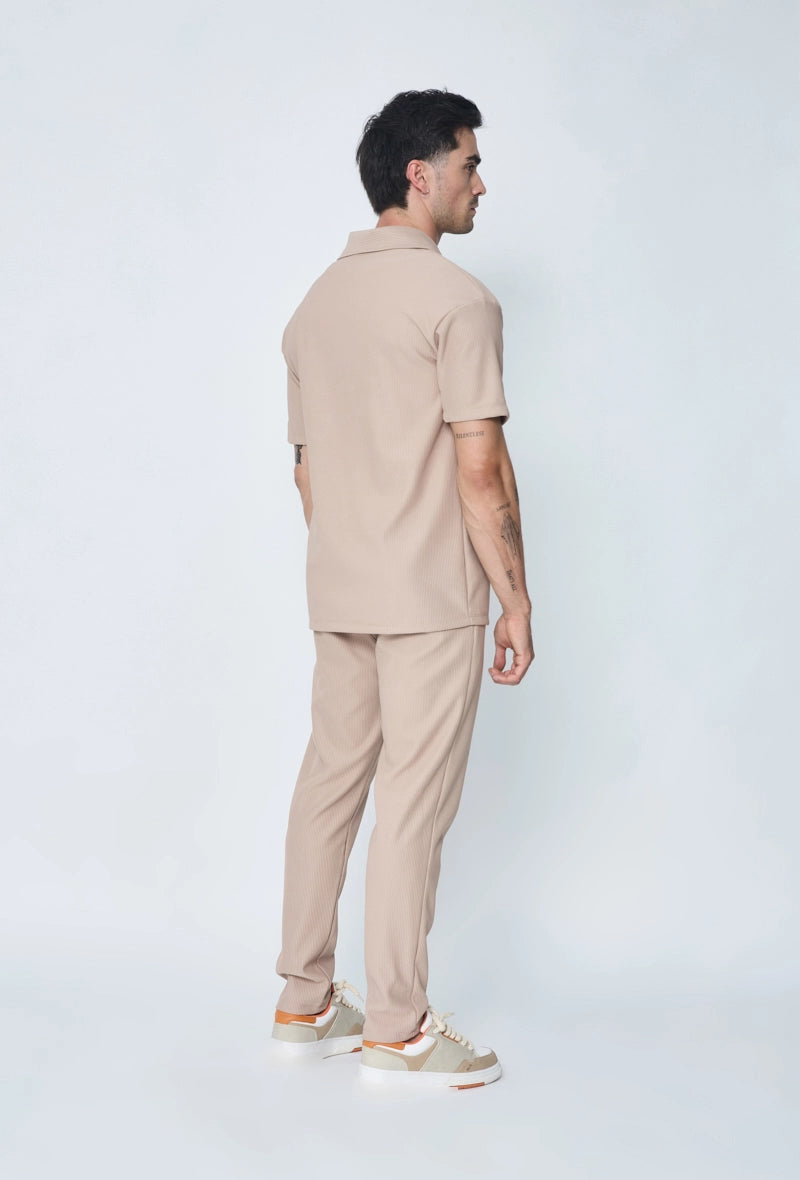 Ensemble plissé t-shirt et pantalon