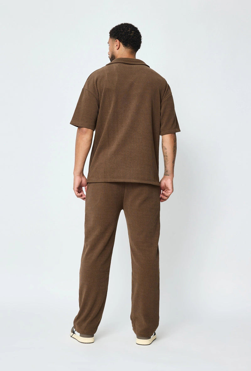 Ensemble plissé t-shirt et pantalon