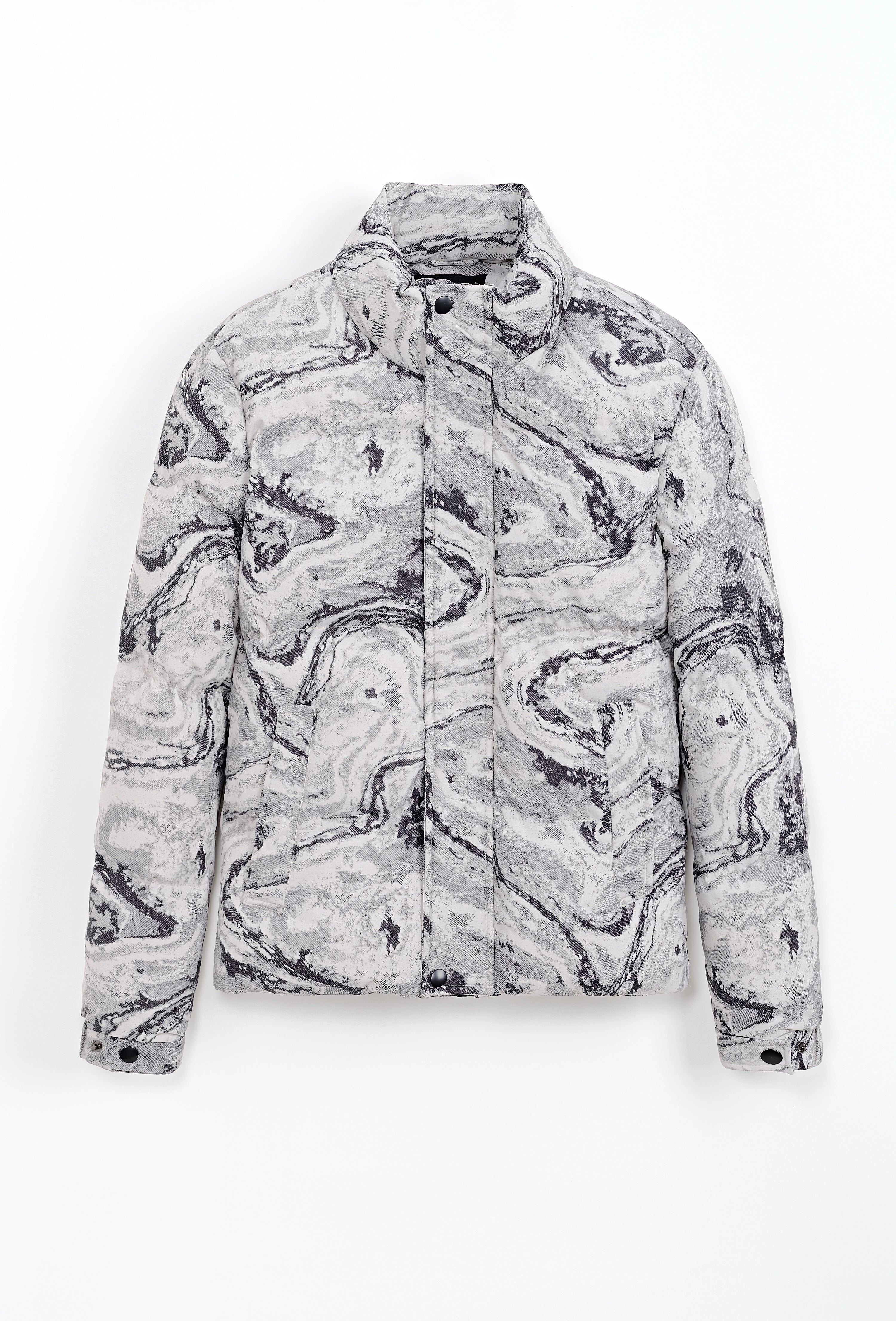 Blouson à motif marbré