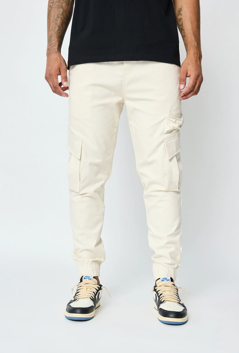 Jogger cargo pants with zip