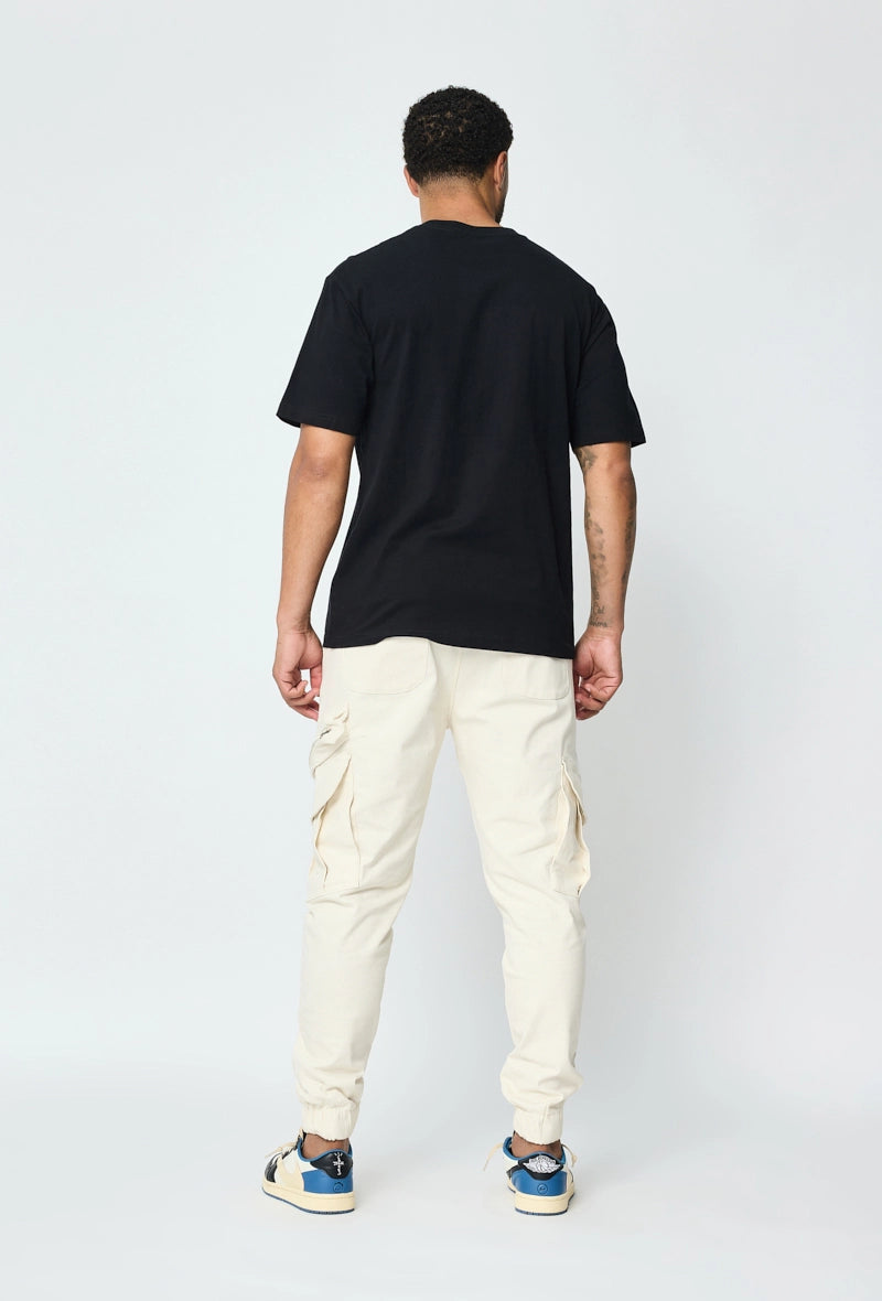 Jogger cargo pants with zip