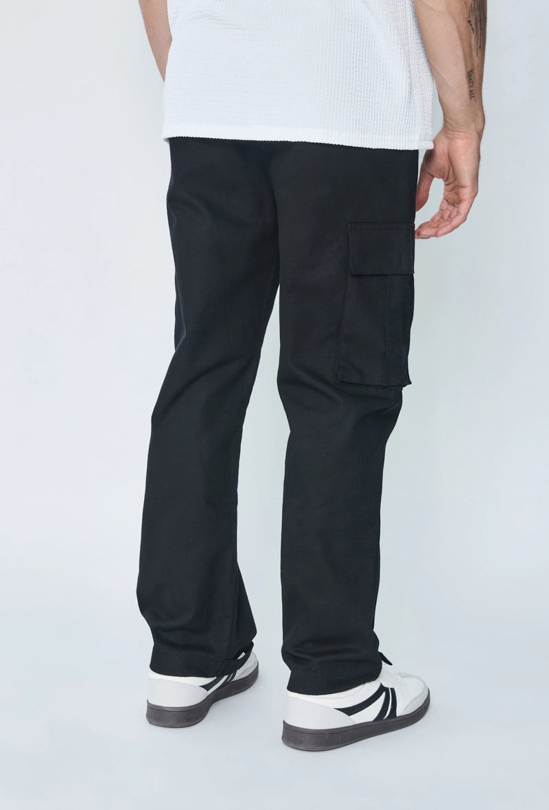 Wide canvas cargo pants