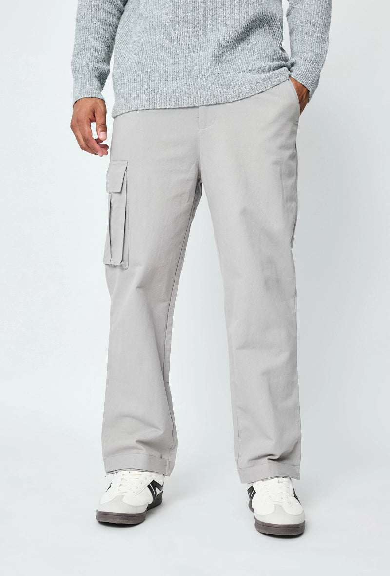 Wide canvas cargo pants