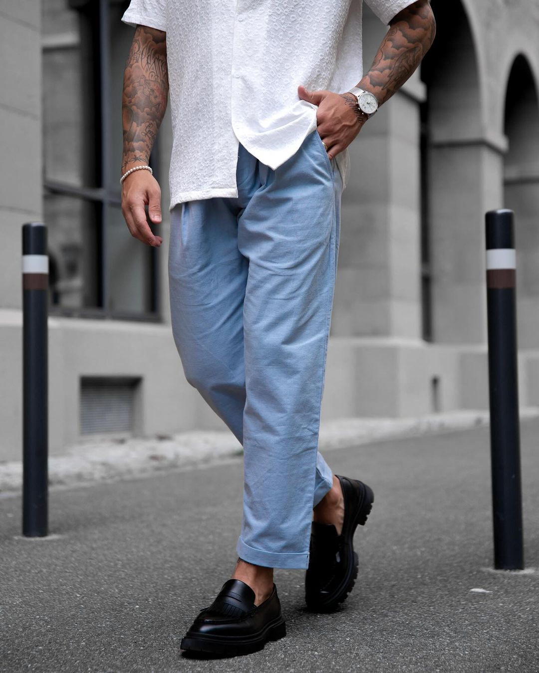 Pantalon chino élégant