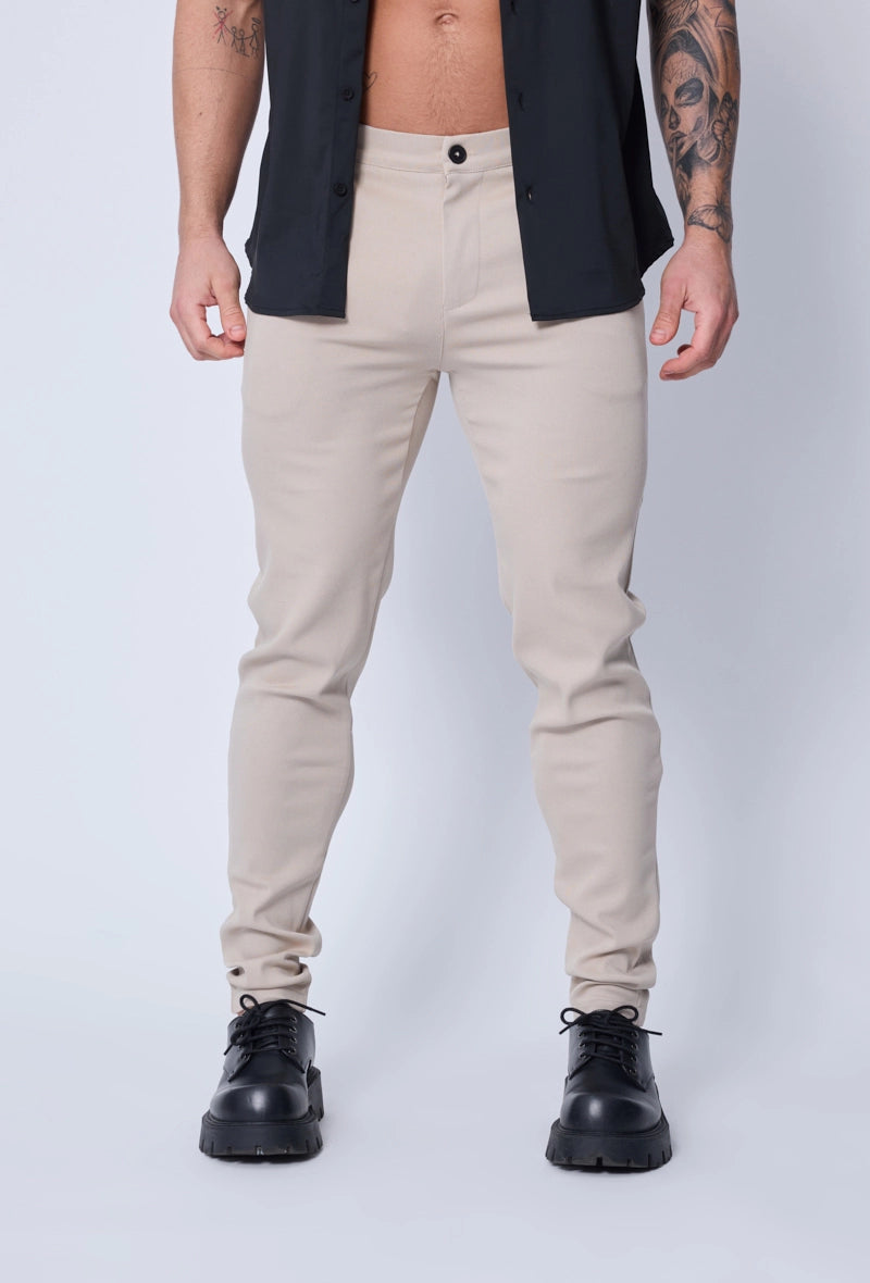 Pantalon chino classique uni