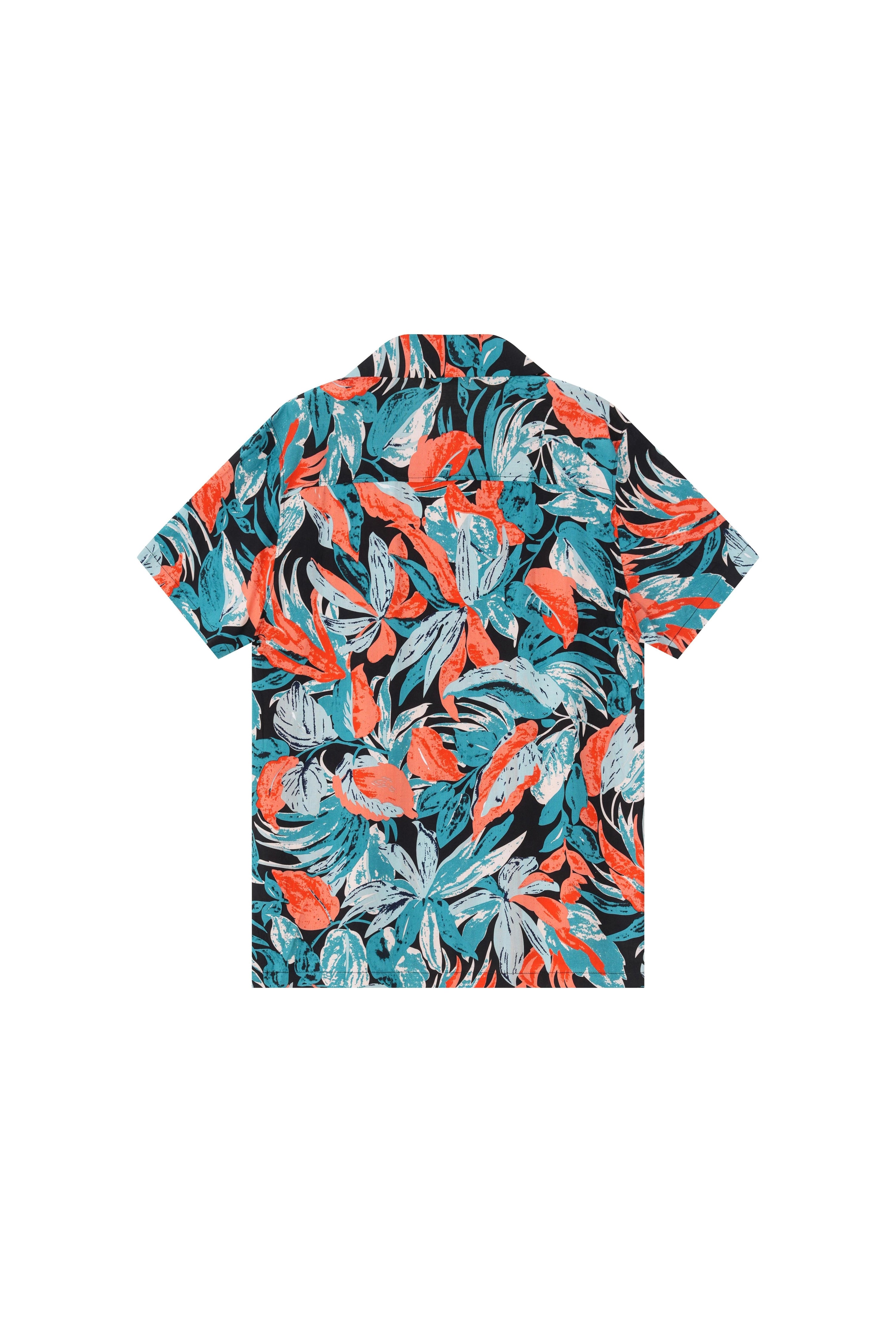 Chemise à motifs tropicals