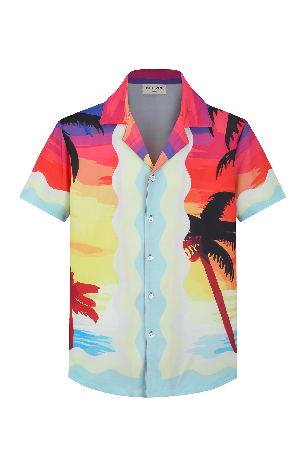 Chemise vague et soleil couchant