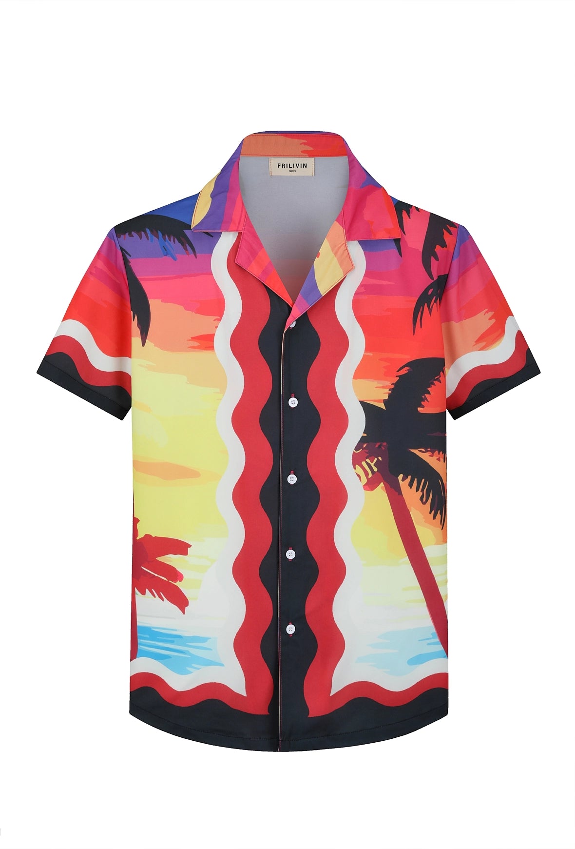 Chemise vague et soleil couchant