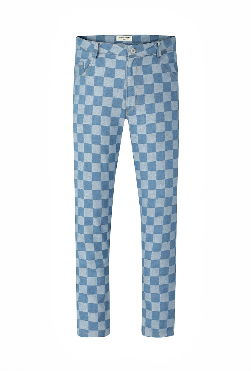 Pantalon à motifs