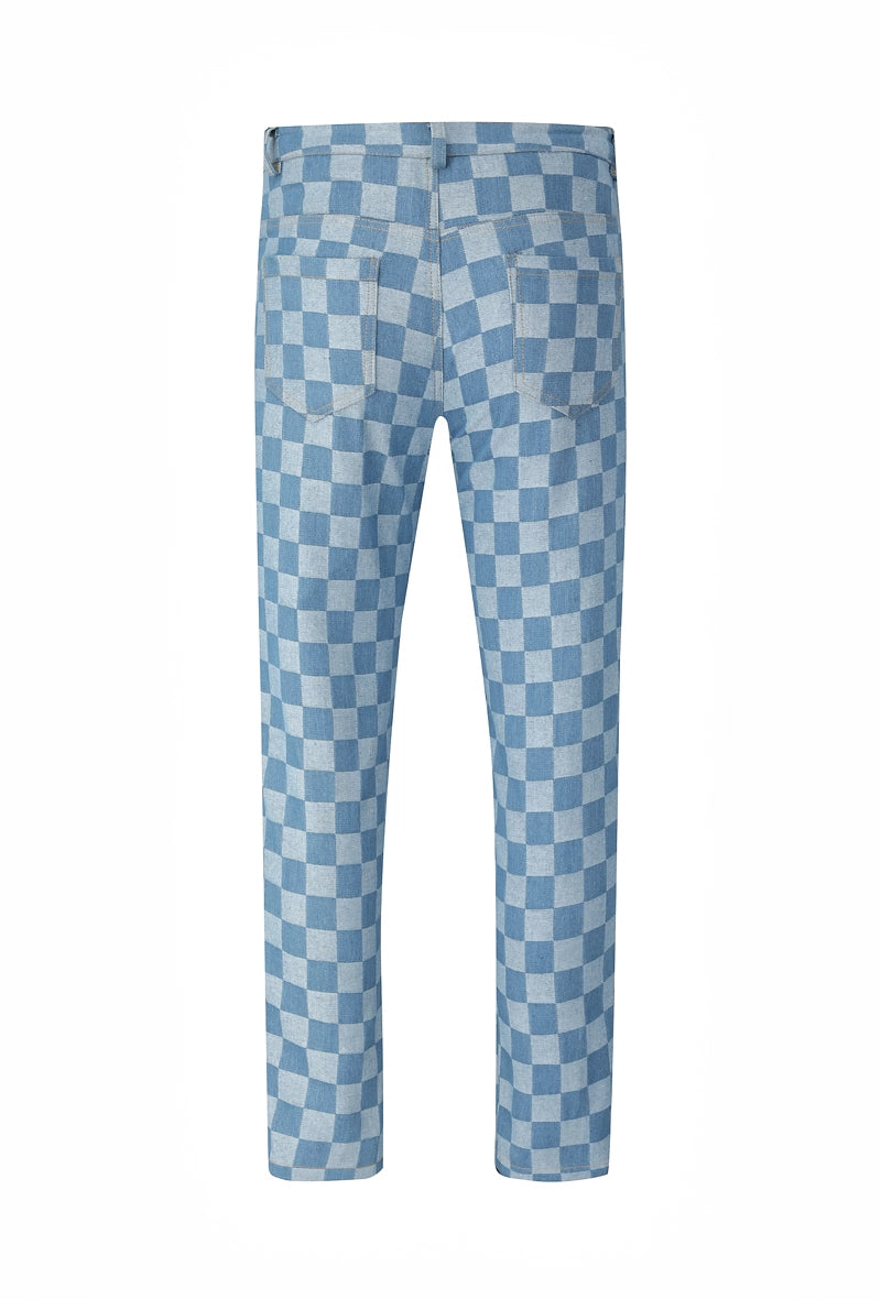 Pantalon à motifs