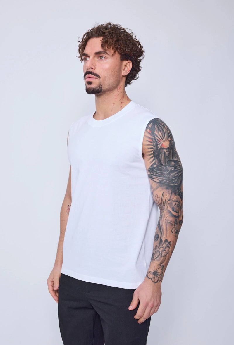 T-shirt débardeur uni pour homme