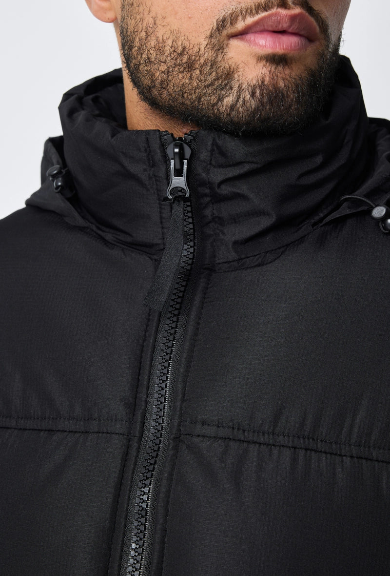 Short puffer down jacket with removable hood