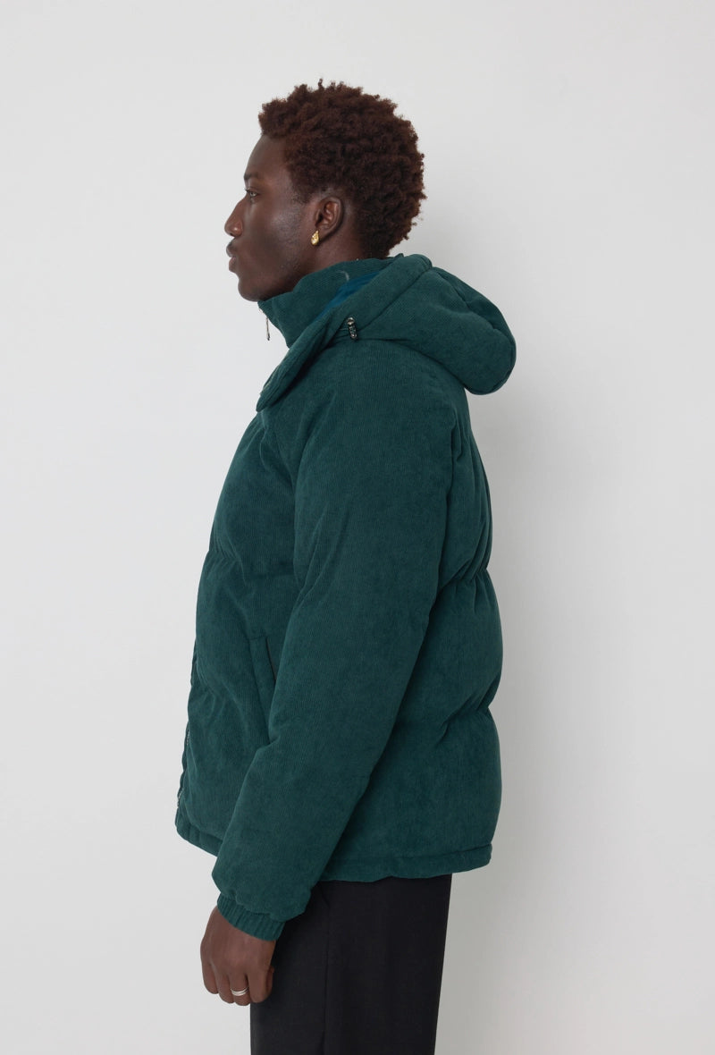 Blouson oversized matelassé à rayure