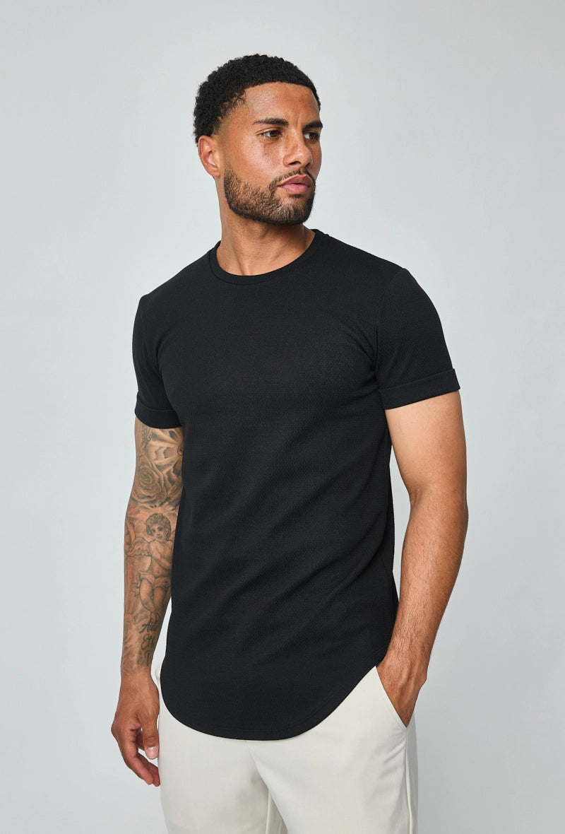 Plain short-sleeved t-shirt