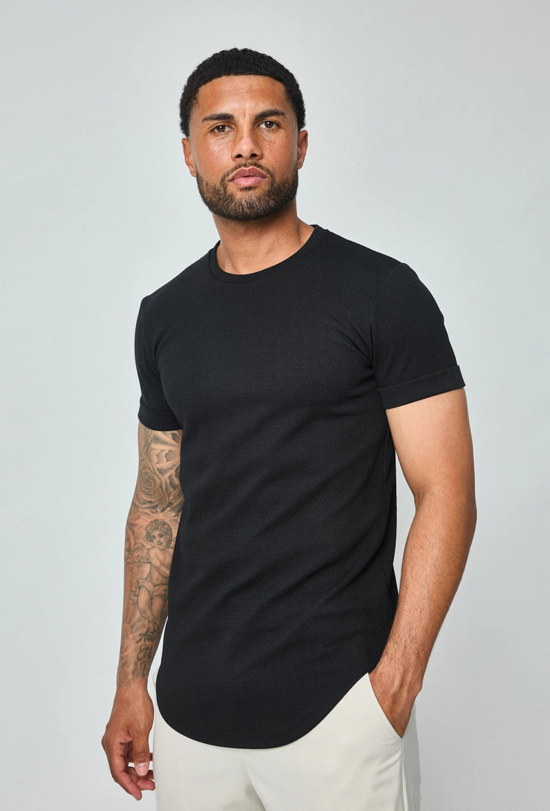 Plain short-sleeved t-shirt