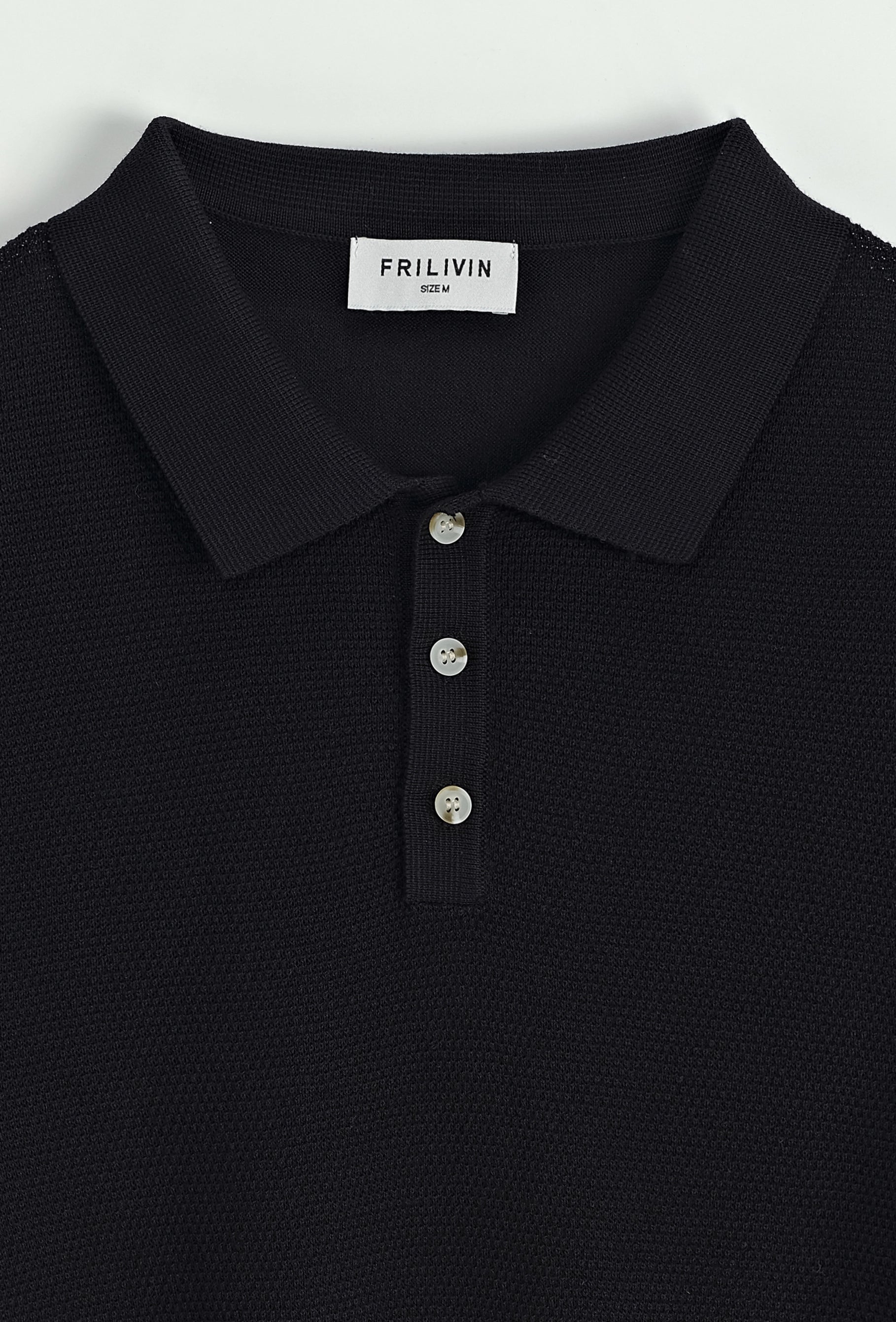 Pull à col chemise à boutons