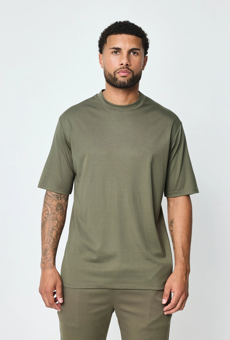 T-shirt uni col rond