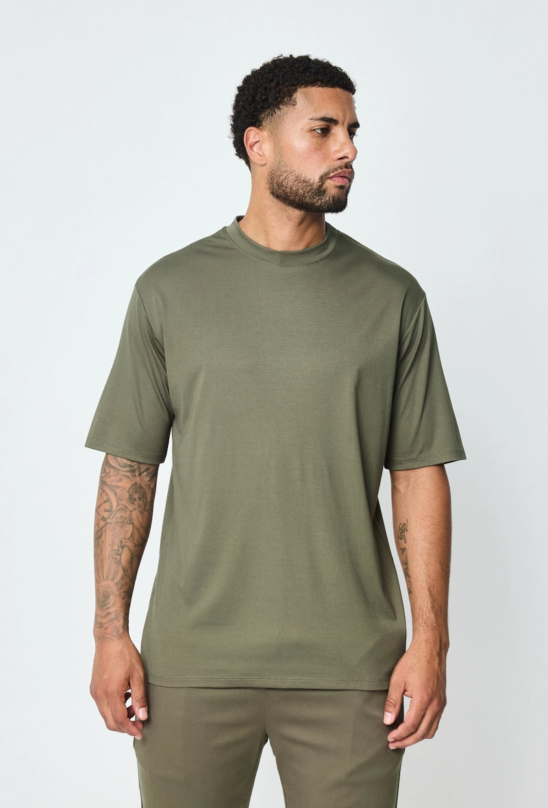 T-shirt uni col rond