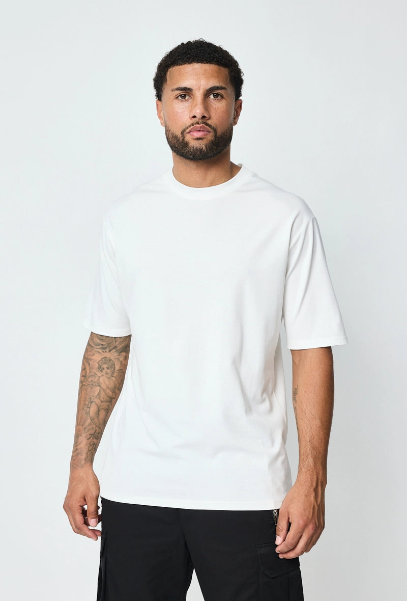 T-shirt uni col rond