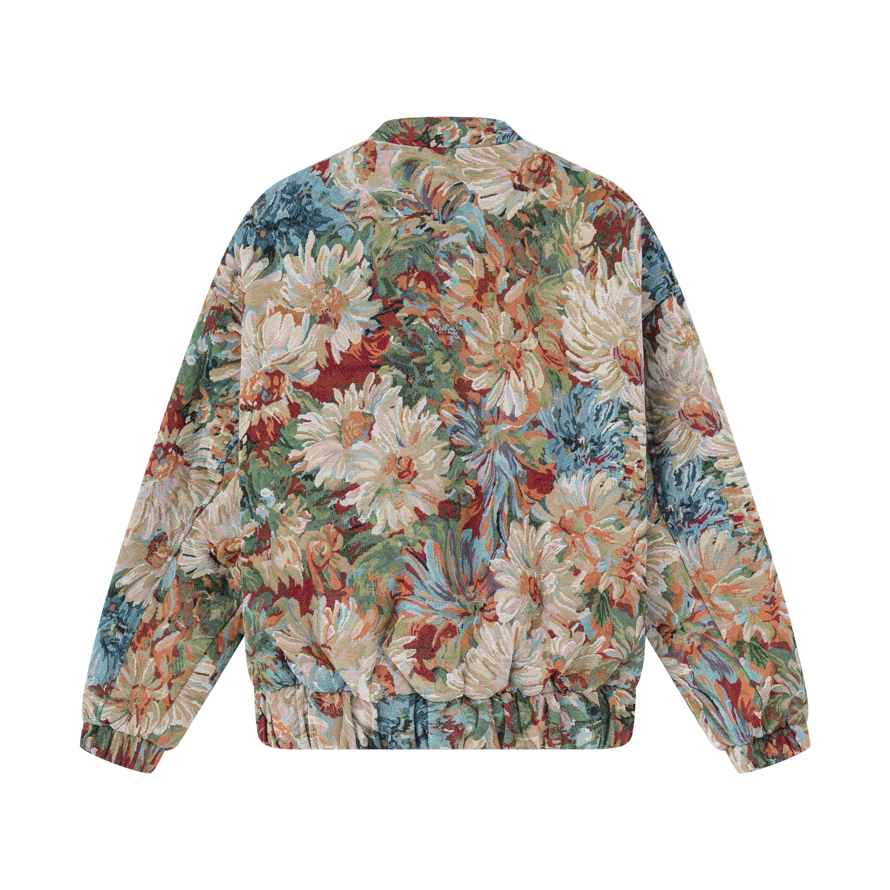 Veste bomber fleurie