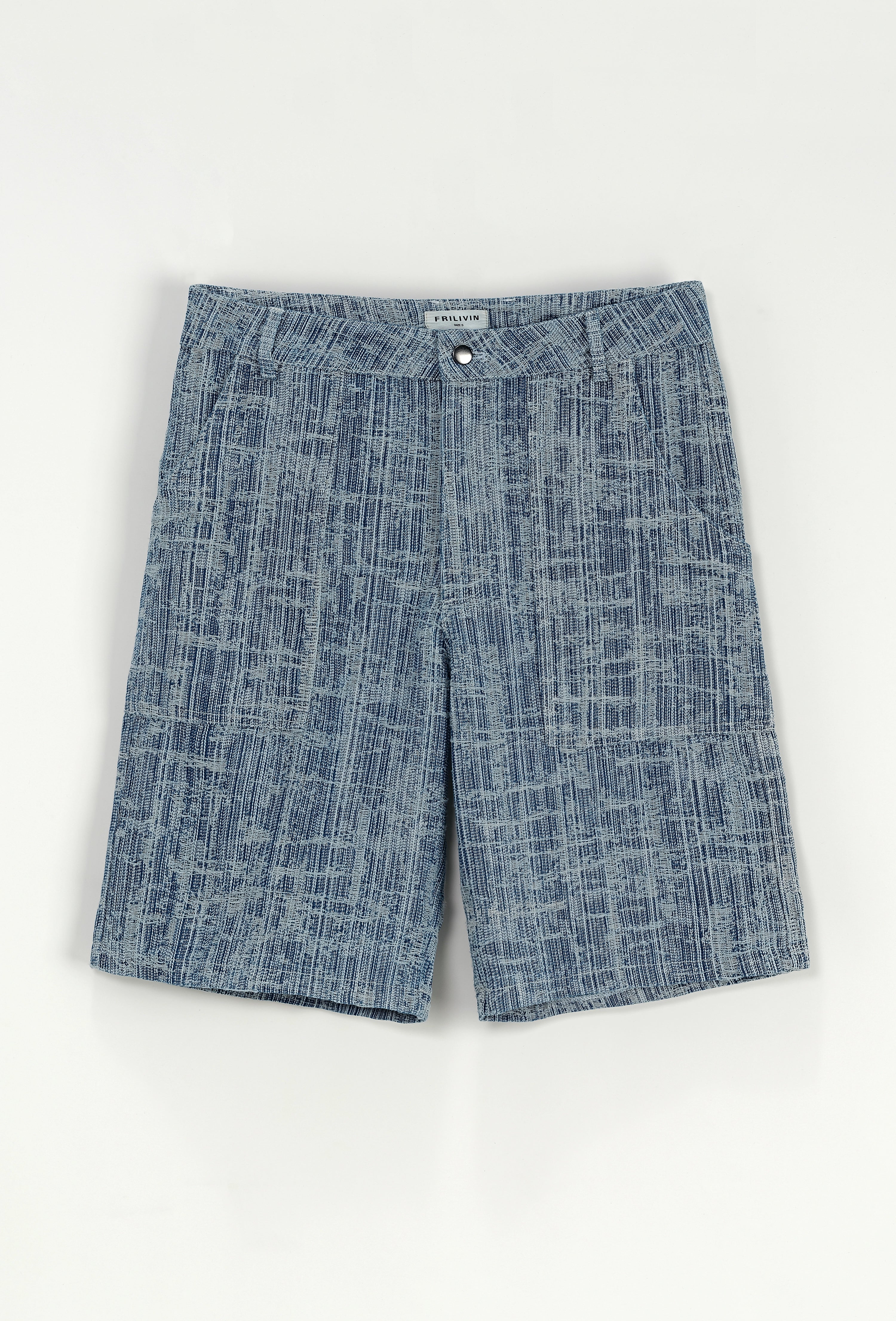 Essemble short effet jean dechirer