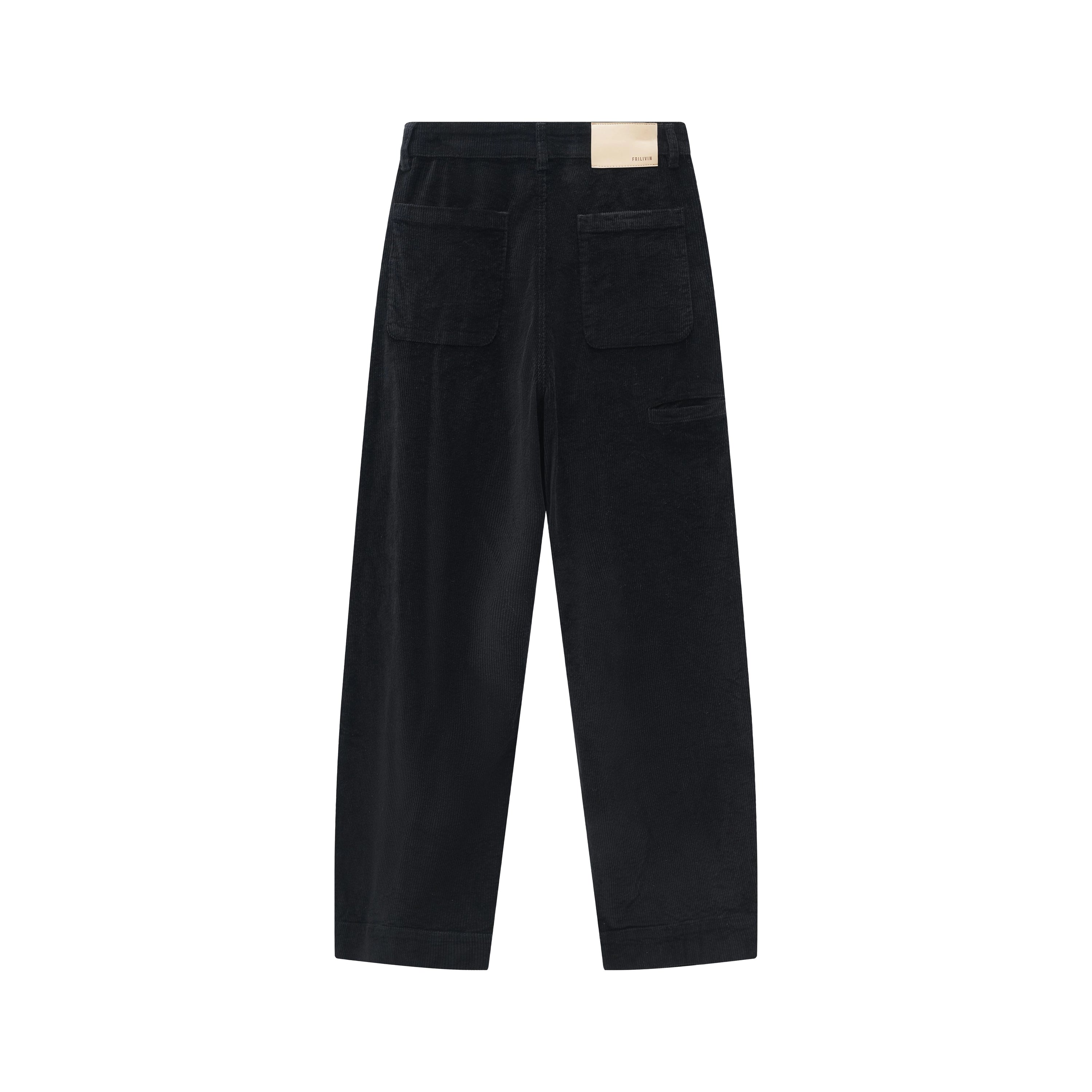 Pantalon uni à rayure