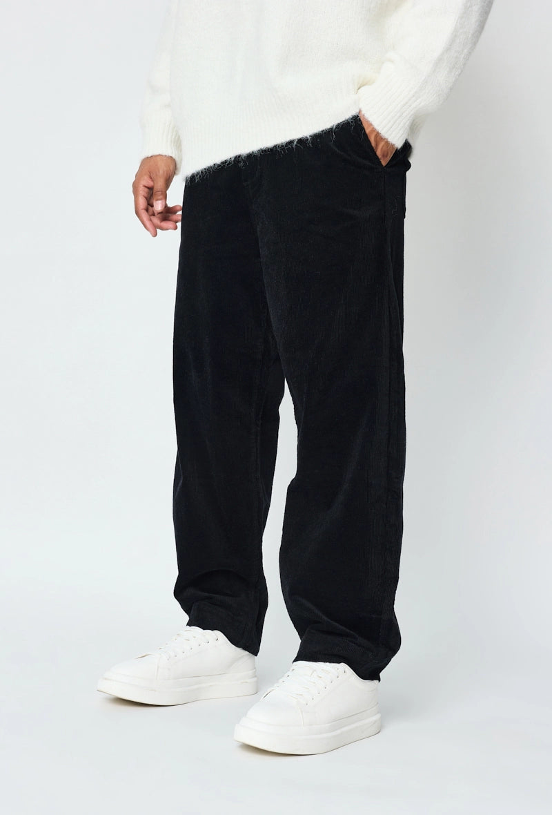 Pantalon uni à rayure