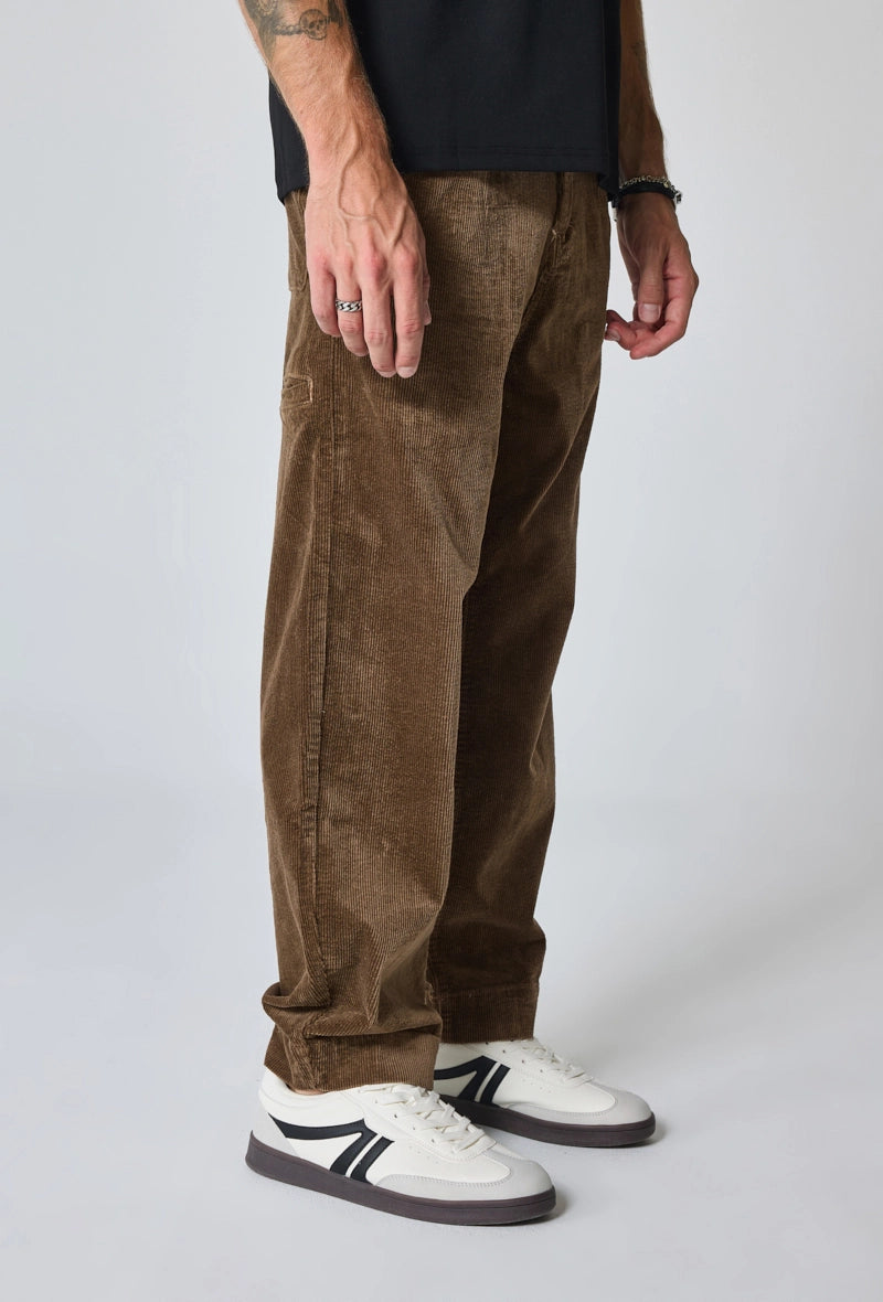 Pantalon uni à rayure