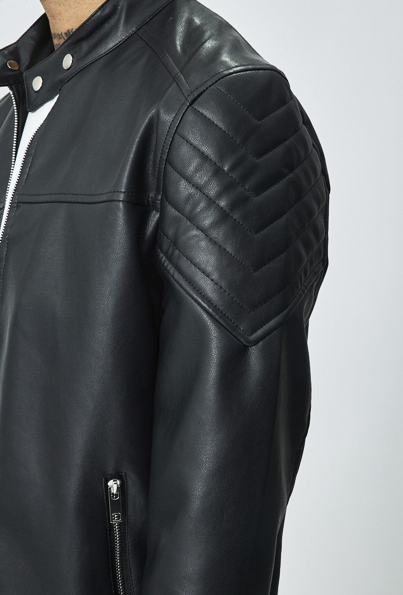 Blouson style biker - Frilivin