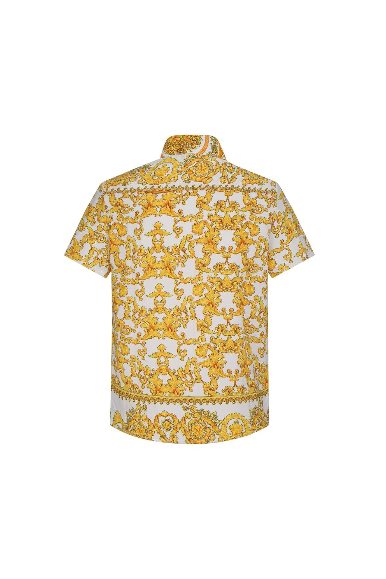 Chemise structurée à motifs baroque - Frilivin